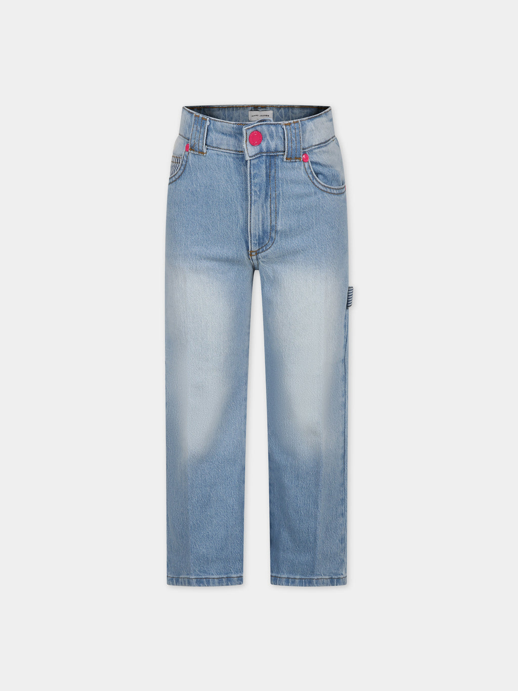 Blue jeans for girl with logo